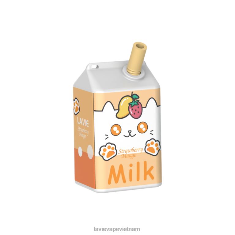 xoài dâu LAVIE MILK 7000 hơi thở 2DL84182 | Lavie Vape Review